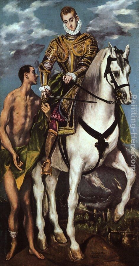 El Greco St. Martin and the Beggar